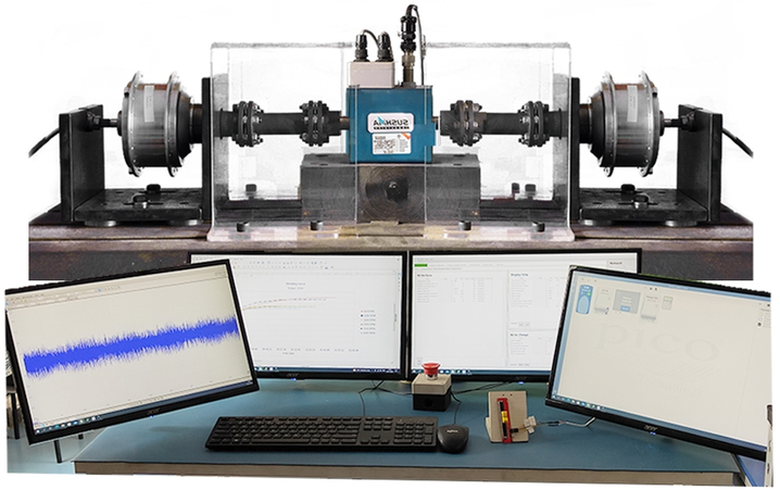 A glimpse of our motor test bench